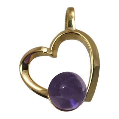 Violet Amore Cremation Ash Pendant